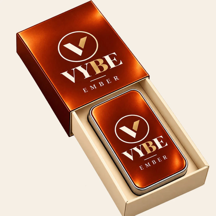 VYBE No. 02 Ember — perfumy w kostce w pudełku