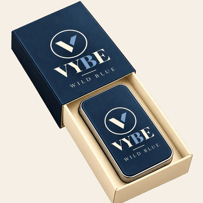 VYBE No. 08 Wild Blue — perfumy w kostce w pudełku