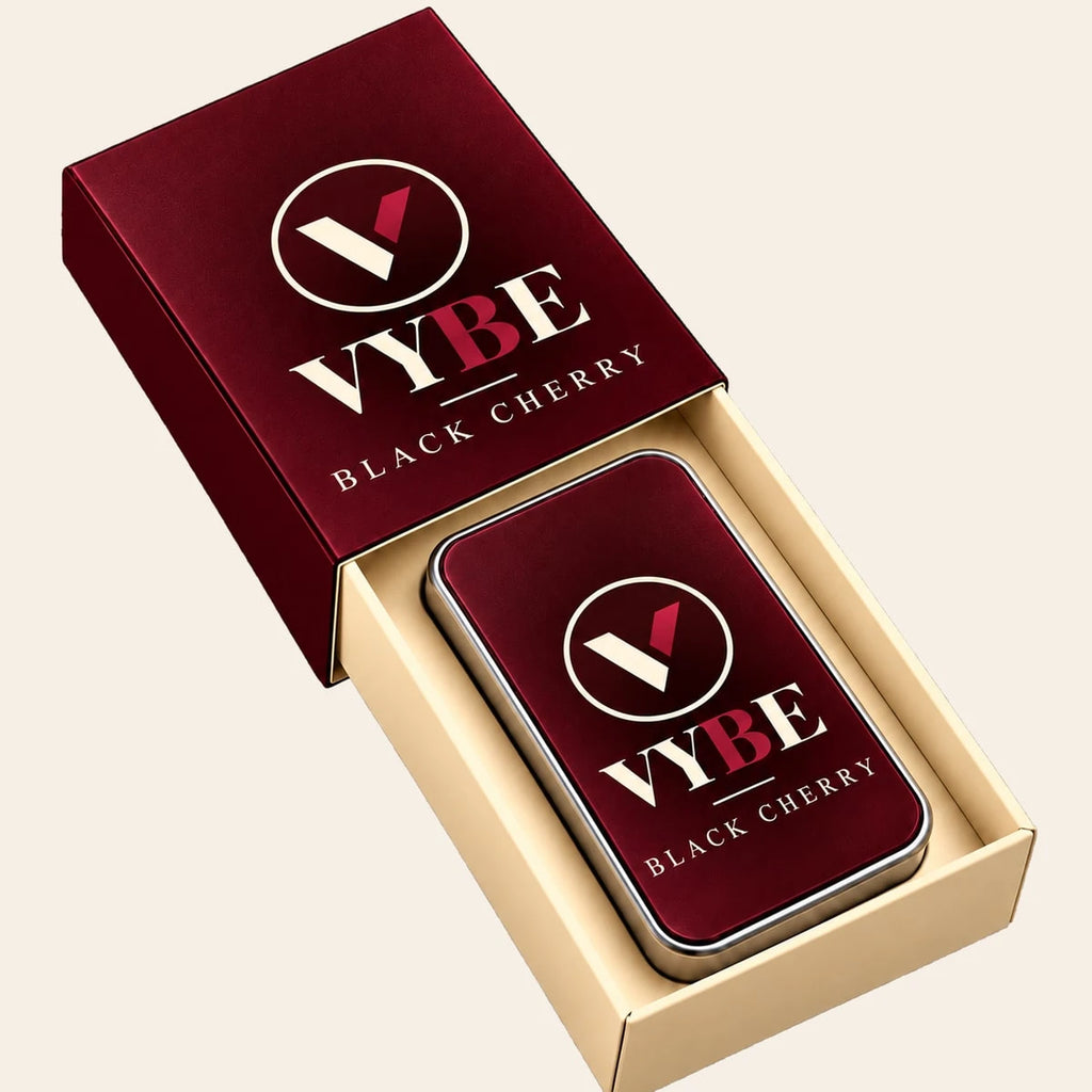 VYBE No. 10 Black Cherry — perfumy w kostce w pudełku